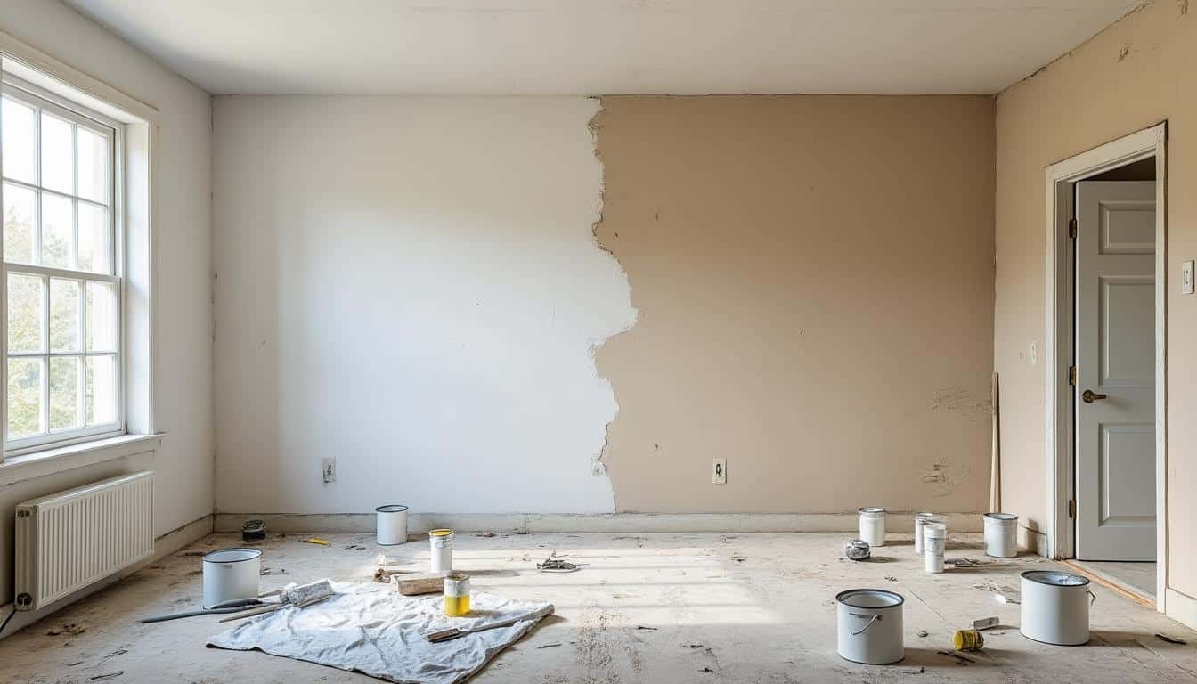 Travaux de plâtrerie